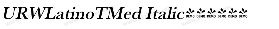 URWLatinoTMed Italic字体转换